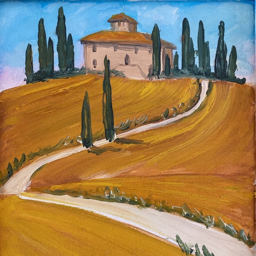 Original Signed Tuscan Landscape — Framed & Ready To Hang - Picture 11 of 11